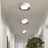 Luzes de teto redonda varanda moderna para sala estar jantar estudo quarto corredor hall apartamentos iluminação interior decoração casa lâmpada