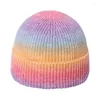 Berets Frauen Mode Bunte Mützen Hohe Qualität Gestrickte Hut Winter Warme Wind Kappen Gorros Invierno Mujer Para Hombres Kappe