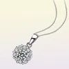 Yhamni Luxury 925 Sterling Silver Pendant Necklace Top Quality CZダイヤモンドウェディングネックレスシルバーファインジュエリーN0213902365