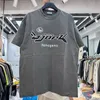 Magliette grigie vintage uomini uomini flash diavolo designer stampato camicia tee use 2024s