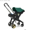 Strollers# Strollers Baby Stroller Car Seat for Born Prams Infant Buggy Safety Cart Carriage Lightweight 3 in 1 Travel System soft high-end designer Q231215