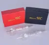10mm nektarsamlare satser Micro NC Bong Kit rökning med rostfritt stål Glas Tips Vattenrör Bongs Oil Rig Dab Rigs Vaporizer Gift LL