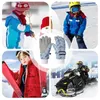 Luvas de esqui Luvas de esqui para crianças luvas de inverno isoladas antiderrapantes acolchoadas equipamento de inverno quente para snowboard esqui montanhismo corrida forL23118