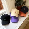 Ball Caps 2023 Streetwear Orange Purple Marka Baseball Cap Spring Women Designer Hats Proste hip hop stylowe męskie czapki Gorra Hombres YQ231214