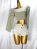 女性のブラウスフェイシェン服ファッションエレガントなスリムフィットセクシーなフィギュアフラットトップ132