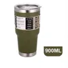 Waterflessen 30 OZ 304 roestvrijstalen beker Reiskoffiemok Autothermoskan Waterbeker Thermocup Caixa Termica Koud houden en laten vallen 231213