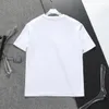 Men's T-Shirts Casual Letter Embroidery & Print Tees Streetwear Loose Fit Crew Neck T Shirt Outwear Short Sleeve Men Women Tops