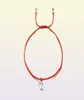 20pcslot Lovely Double Feet Family Wish Armband Simple Red String Charms Gift6788425