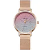 Women's Watch Fashion Starry Sky Watch Women's Gradient Quartz Watch