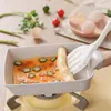 Casseroles Omelette Pan Oeuf antiadhésif avec revêtement en granit Petite friture pour cuisiner des fournitures de cuisine de campagne