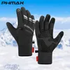 Skihandschoenen PHMAX Waterdichte Heren Skihandschoenen Winter Warm Snowboard Sneeuwscooter Weerhandschoenen Fietshandschoen Skiën SportaccessoiresL23118