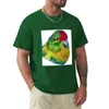 Polos masculinos Kakariki Bird Colorido Camiseta Suor Camisa de secagem rápida para fãs de esportes Camisetas Roupas masculinas