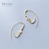 Benglee oorbellen modiaan uitstekende stijlvolle geometrische gezichtsontwerp drop 925 sterling zilver unieke oorbel voor vrouwen fijne sieraden