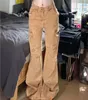 Frauen Hosen 2023 Y2k Harajuku Gerade Jeans Frauen Herbst Hohe Taille Looseslim Mädchen Mode Casual Cargo Weibliche Retro Stil