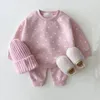 Conjuntos de roupas Millancel Baby Clothing Set Full Heart Childrens Hoodie Set Preschool Girls Roupas Casuais 231214