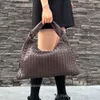 Capacità grande spalla Hop Totes Designer Borsa da polso Borsa da donna Borse a mano Vbottega Nuova pelle morbida intrecciata in pizzo singolo Grandi borse sotto le ascelle 7SDB