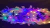 Decorazione per feste 10 pezzi LED Luminosa Feather Ghirlanda Garlands Garlands Garlands Girls illumina il regalo di compleanno della damigella d'onore per matrimonio per capelli 3369856