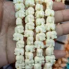 50pcs / lot 14mm perles de corail en forme d'éléphant pour la fabrication de bijoux en vrac blanc rouge orange violet rose perles de corail accessoires de bricolage 1816