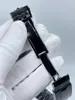 Armbandsur "Svart fodral med White Dial 40mm Men's Watch: Automatisk kalenderdykning Precision Steel Strap"