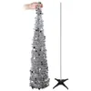 Decorações de Natal OurWarm Decoração Natal 150cm Bling Lantejoulas Árvore de Natal Artificial Tinsel Pop Up Xmas Tree Ano Decoração de Natal 231213