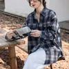 Women's Blouses Shirts Autumn Clothes 2023 New Products Are Launched Women's Tops Pre-fall Niche Chic Beautiful Western Shirt French Plaid Shirt T743 YQ231214