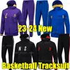 23/24 Bridges Curry Basquete Hoodies Fatos de treino Conjuntos de jaquetas Durant jAMEs Lillard Johnson Thomas Thompson Green Davis Conjunto de inverno de manga comprida para corrida Survetement