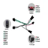 Deragliatori bici 1 set luce anteriore elettrica posteriore DK336 cavo interruttore bicicletta LED 231214