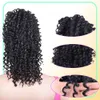 Peruca de rabo de cavalo com cordão curto de 10 polegadas Puff Afro Kinky Curly Hairpiece Sintético Clipe em rabo de cavalo Africano American Hair Extension1486630