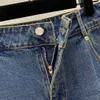 Tasarımcı Kadın Kot Marka Giyim Bayan Pantolon Pantolon Moda Cep Logosu Dekorasyon Kız Pantolon Aralık 14 Yeni Geliş