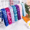 Cangirl Vrouwen Glitter Glanzende Pailletten Hoofdband Leuke Kleuren Glans Haiands Voor Meisjes Familiefeest Hoofddeksels HaaraccessoiresL231214