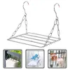 Hangers Stainless Steel Laundry Dryer Rack Clothes Window Drying Outdoor Shoe Stand Shoes Hanging Organizer Balcony Racks Shelf