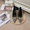 Designer Women Medusa High Heel Le Medusa Slingbacks Sandal Chains Sandaler Ladies Party Wedding Dress Shoes Shoed Chunky High Heels Slipper Pumpar Loafers