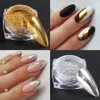 Faux ongles 23 couleurs métallisé chrome ongles poudre ensemble Y2K miroir magique or argent décor frottant paillettes pigment flocons accessoires de manucure 231213