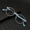 サングラススタイリッシュなTR90ビンテージラウンドミオピアメガネが軽くて快適なUV保護眼鏡近視アイウェア0 -0.5 -0.75〜 -6