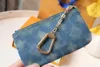 2023 New Jacquard Denim Wallet LL10A Mirror Quality Card Bag Designer Coin Key Wallet