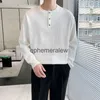 Men's Sweaters 2023 Round Ne Textured Simple Knitting Long Sleeve Loose Retro Wool Sweater Fashion Pullover 4 Color Coats M-3XLephemeralew