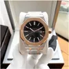Piquet Audemar Watches Watch 10atop Quality Mens Automatic Mechanical Classic Luxury Wristwatch Sapphire de Luxe STRAPE EN ACIER INOXEUX ARRÉPRÉPER