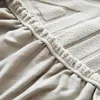 Cabecera de la cama tapa del resbalón de la cabeza del estiramiento cubierta del borad jacquard de tela espesa cama cabeza a prueba de polvo cubierta dormitorio gris claro 231222