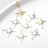 Ciondoli 10 pezzi placcatura in lega pendente mini stella brillante artigianale fai-da-te accessorio per gioielli di moda da donna impermeabile