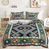 Set di biancheria da letto Boho Bohemian Style Set di stampa 3D Copripiumino morbido Trapunta Federa Tessili per la casa Biancheria da letto per bambini 231214