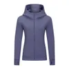 Lu Lu Giacca Cappotto Align Felpe con Cappuccio da Uomo Felpe Scuba Addensato Caldo Cappotto Sportivo con Cappuccio Donna Yoga per Il Tempo Libero Allenamento Fitness Giacca Limoni LL Esercizio