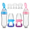 Biberon # TYRU.HU Cucchiaio per biberon in silicone per spremitura Alimentatore per biberon nato Baby Training Drink Cucchiaio Alimentatore per stoviglie sicuro 231214