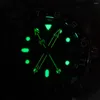 Horloges Saffierglasconstructie Japans NH35-uurwerk Geen logo 100 m waterdicht herenhorloge 42 mm roestvrij staal vierkant