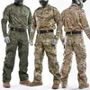 Men's Tracksuits Russian Camouflage Suit Tactical Sets Men Military Outdoor Quick-dry G4 Combat Shirts Waterproof Pants Training Uniform