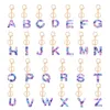 Trendy 26 lettere a ciondolo Donne della catena chiave da uomo Acrilico portachiavi Acrychain A a Z Keyring Charm Charm Bag Accessori regalo DE793