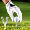 25 st/50 st 8m Hållbara plastgolf tees minskar friktionssidan spinn tee 3 1/4 tum bollhållare för golfövning dropp 231213