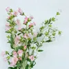 Decorative Flowers High Artificial Campanula Lilac Pink Natural Soft Wind Indoor Home Decoration Floral Pography Props Flowers.