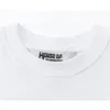 Streetwear Fashion T-Shirt Men Women Casual Loose Foam Printing T Shirt Black White Gray Tee Top