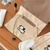 Lagringspåsar stor kapacitet kosmetisk väska tecknad bärbar tvätt lättvikt design färsk och söt smink resan nylon
