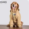 Одежда для собак OIMG, зимняя теплая большая одежда, чизкейк, свитер с капюшоном для средних и больших собак, толстовки с капюшоном для золотистого ретривера, лабрадора самоеда, 231213